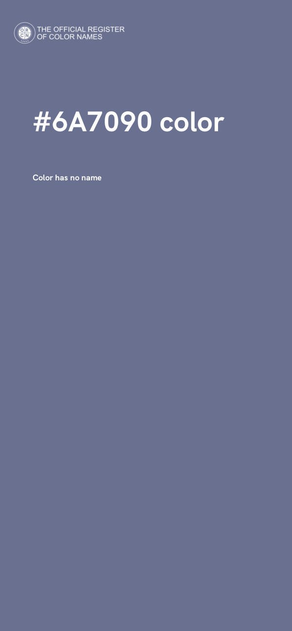 #6A7090 color image