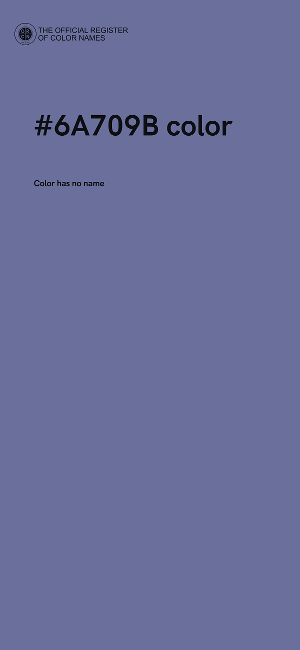 #6A709B color image