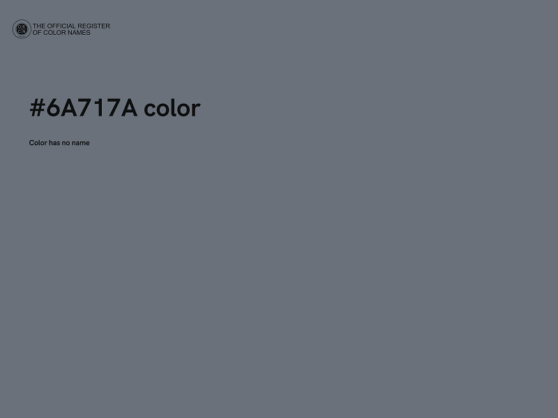 #6A717A color image