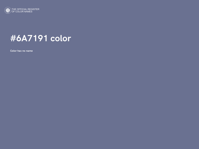 #6A7191 color image