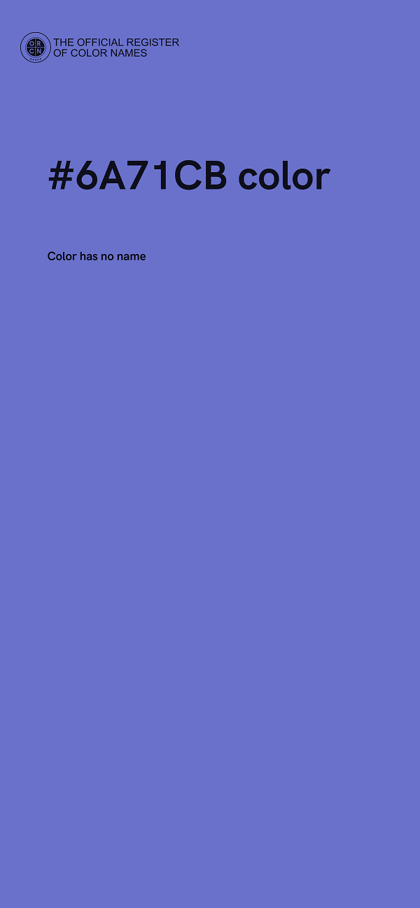 #6A71CB color image