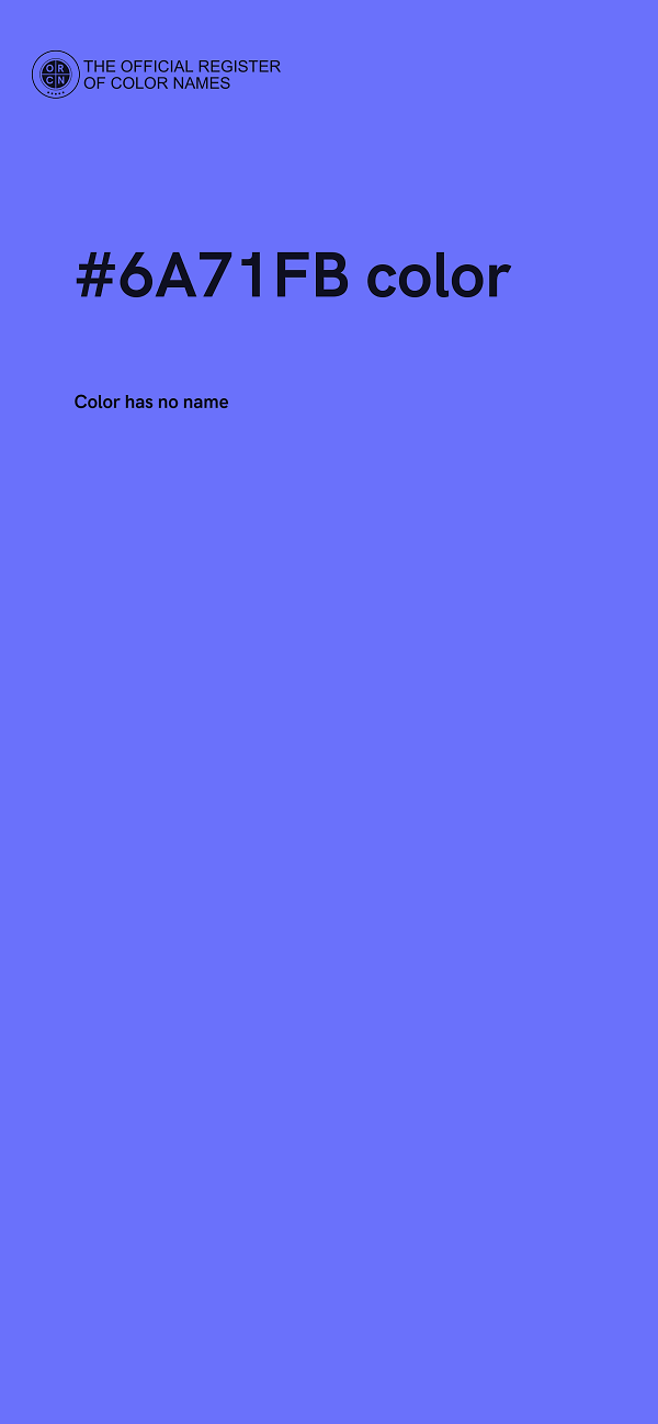 #6A71FB color image