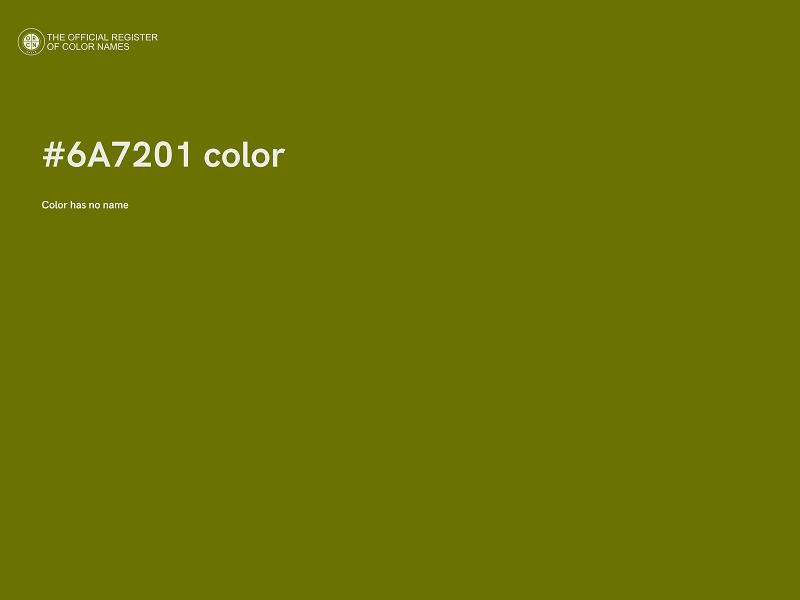 #6A7201 color image