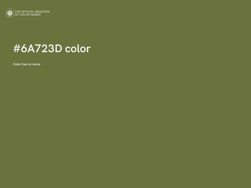 #6A723D color image