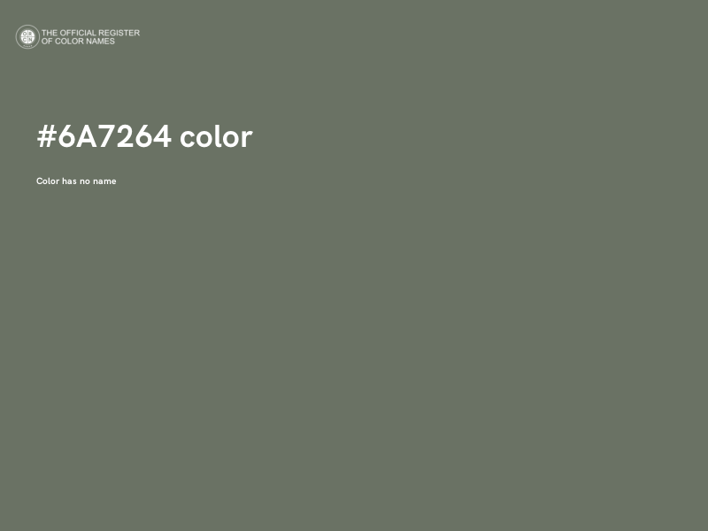 #6A7264 color image