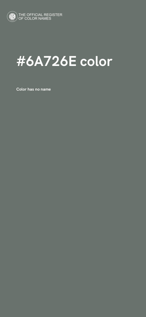 #6A726E color image