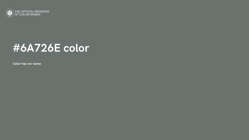 #6A726E color image