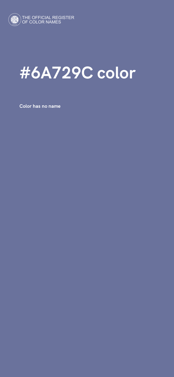#6A729C color image