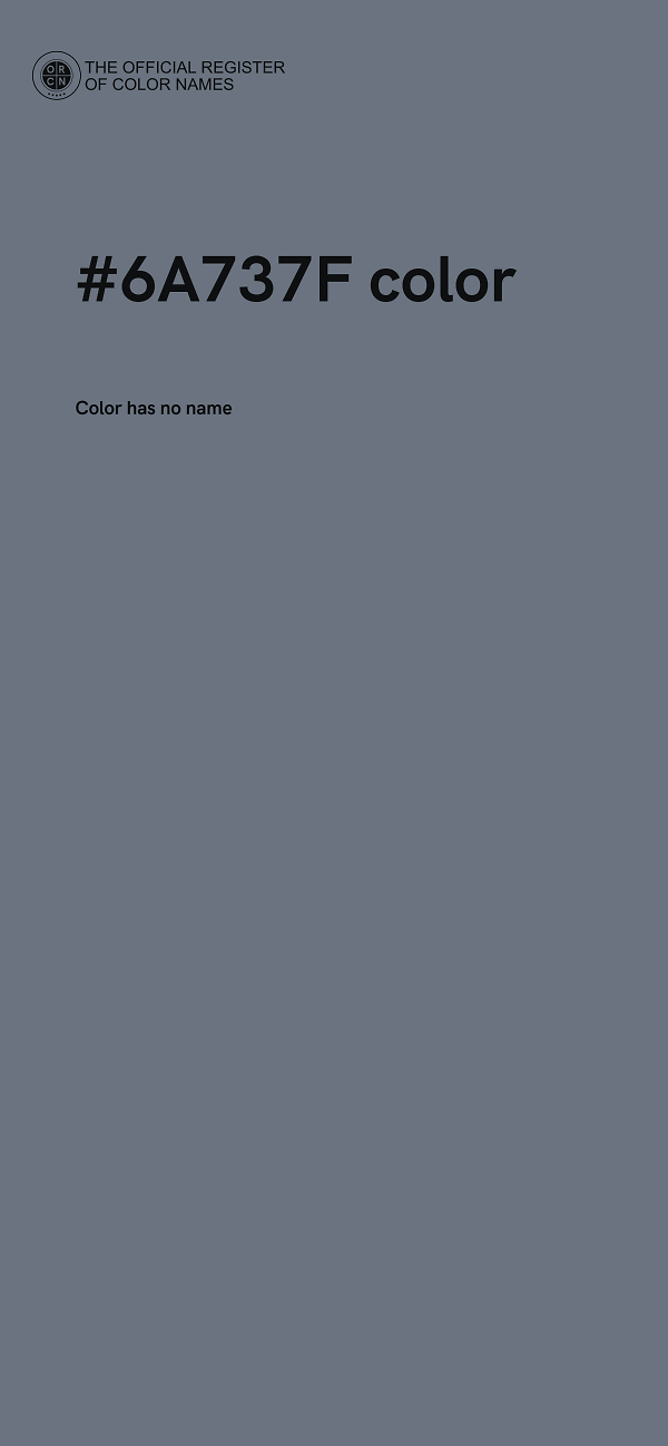 #6A737F color image