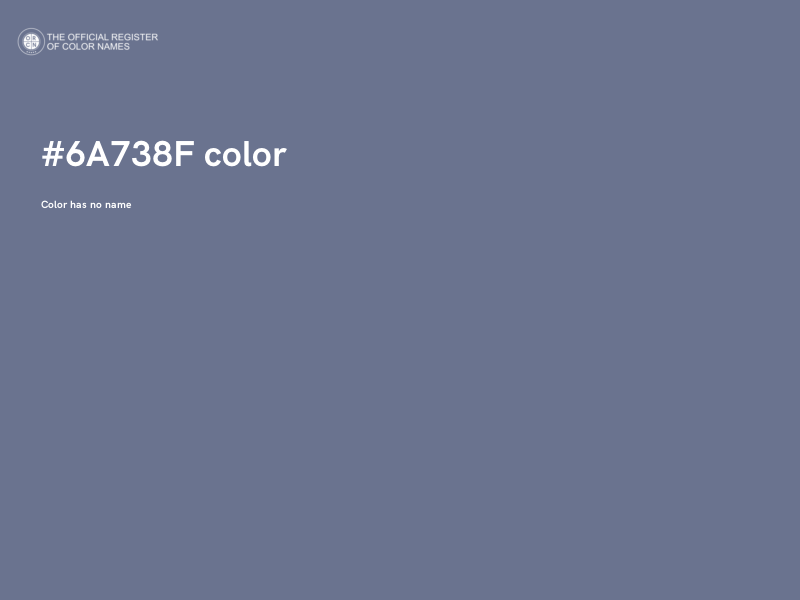 #6A738F color image