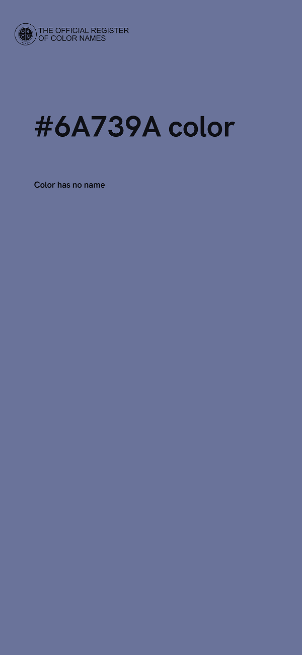 #6A739A color image
