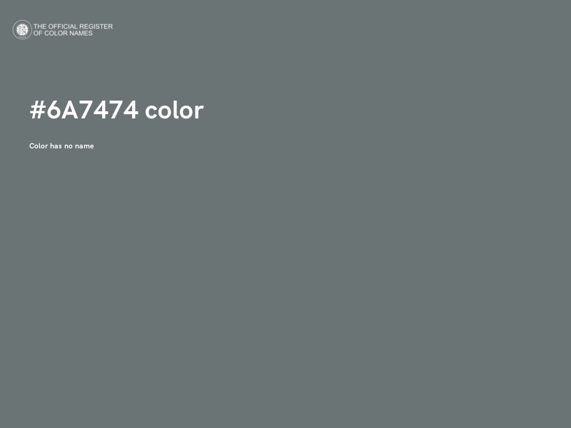 #6A7474 color image