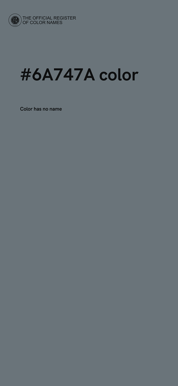 #6A747A color image