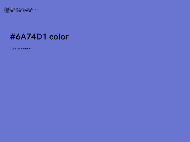 #6A74D1 color image