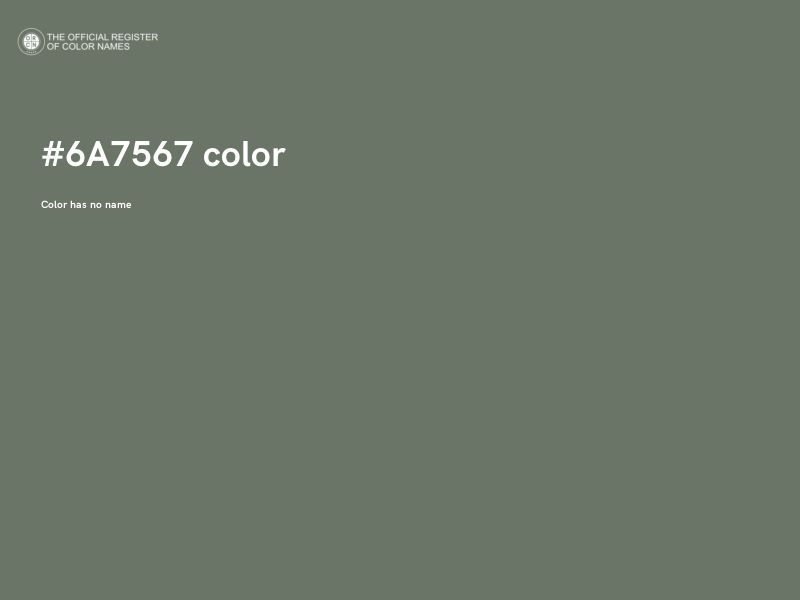 #6A7567 color image