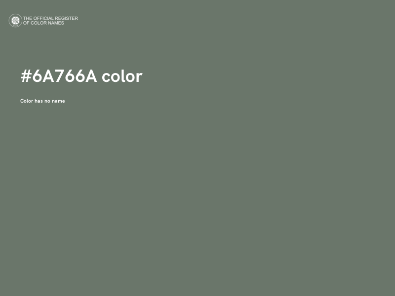 #6A766A color image