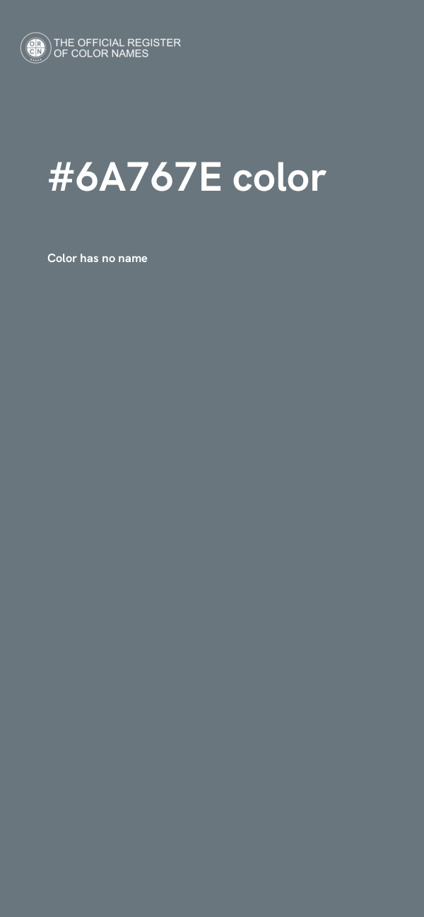#6A767E color image