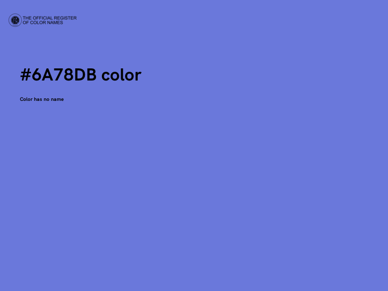 #6A78DB color image