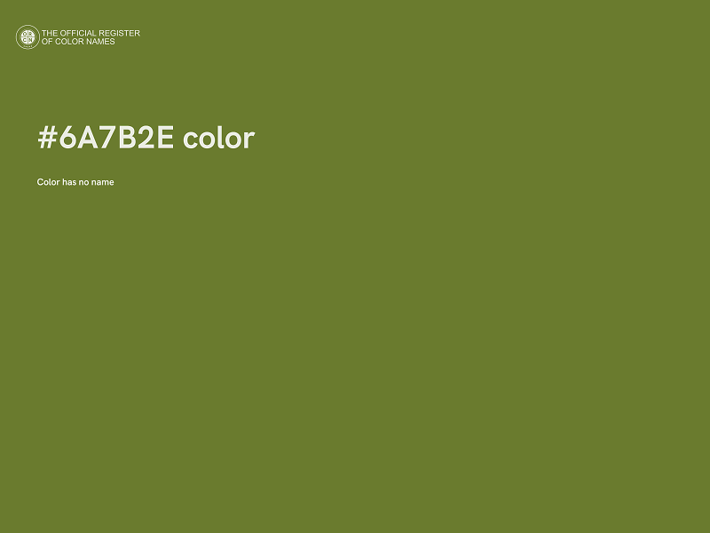 #6A7B2E color image