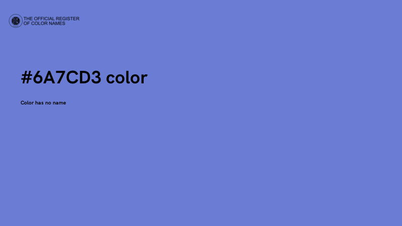 #6A7CD3 color image