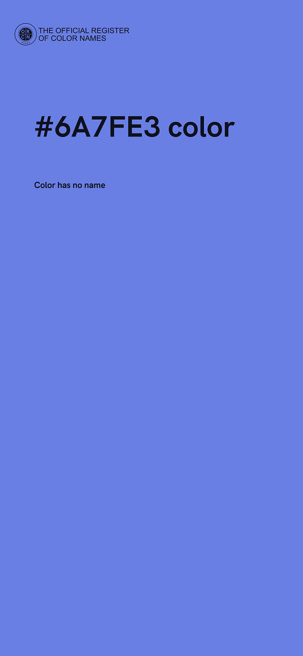 #6A7FE3 color image