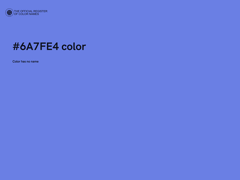 #6A7FE4 color image