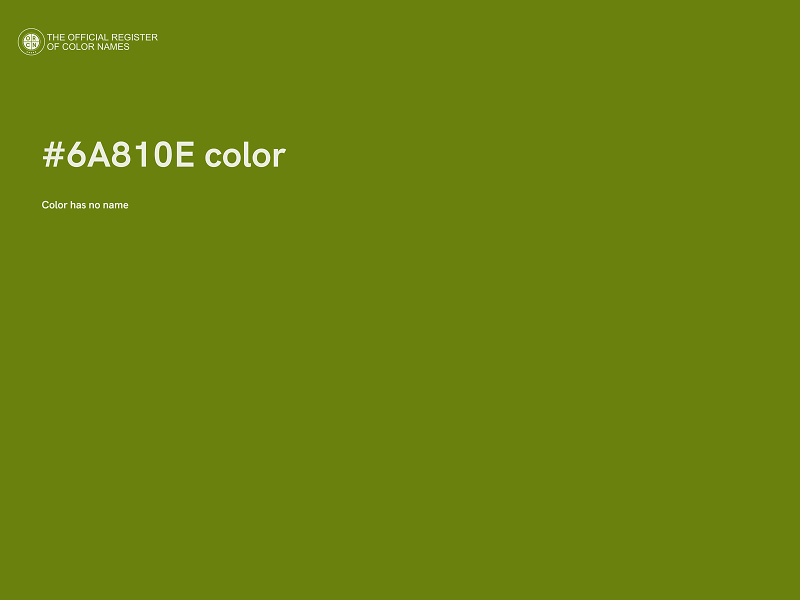 #6A810E color image