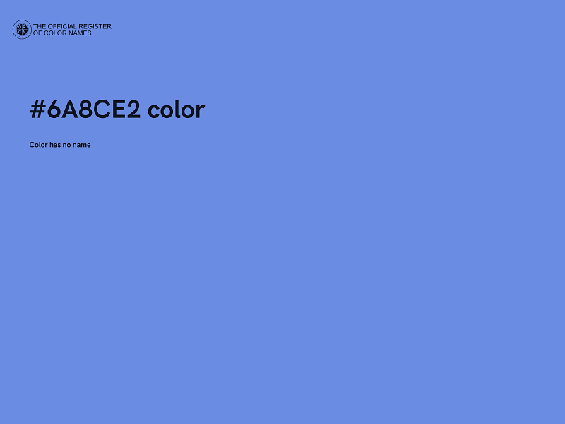 #6A8CE2 color image