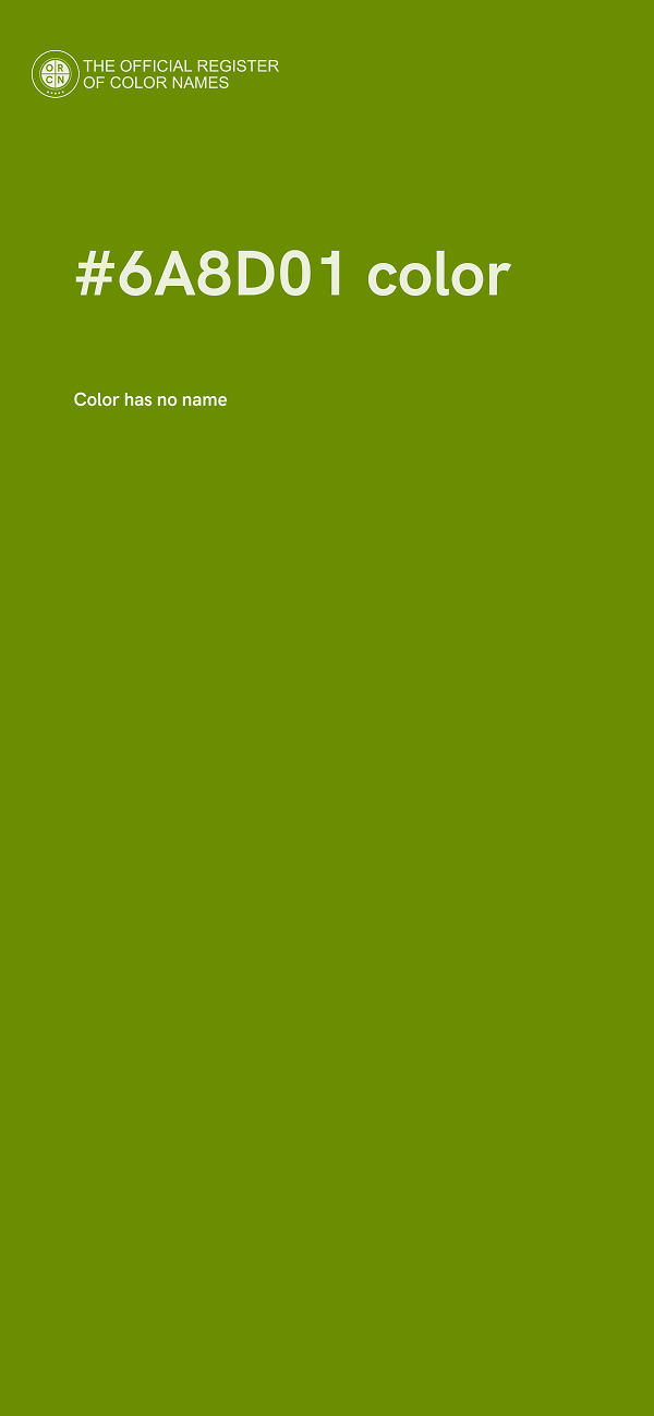 #6A8D01 color image