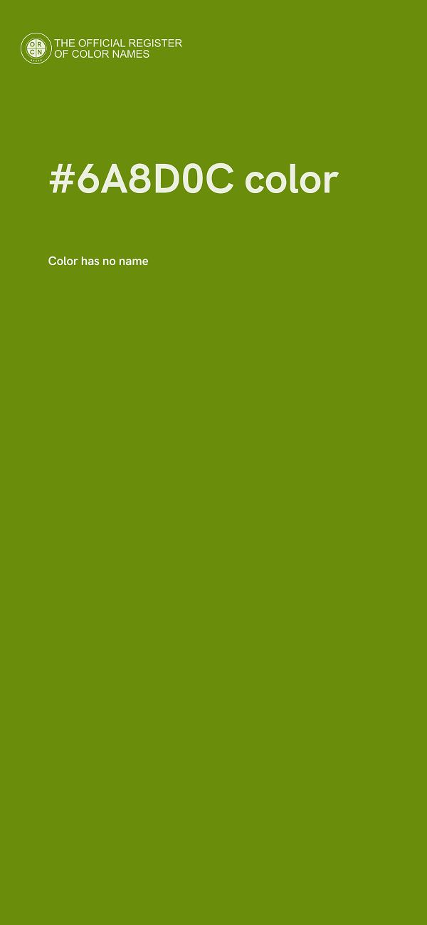 #6A8D0C color image