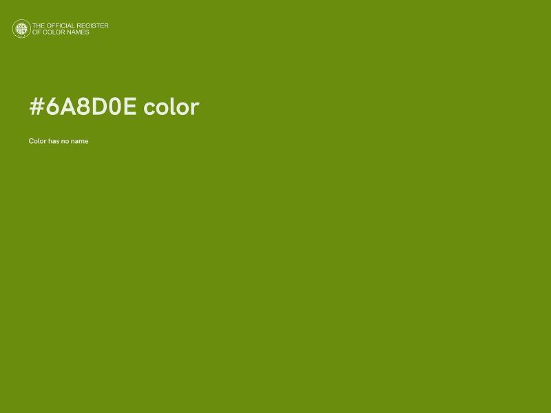 #6A8D0E color image