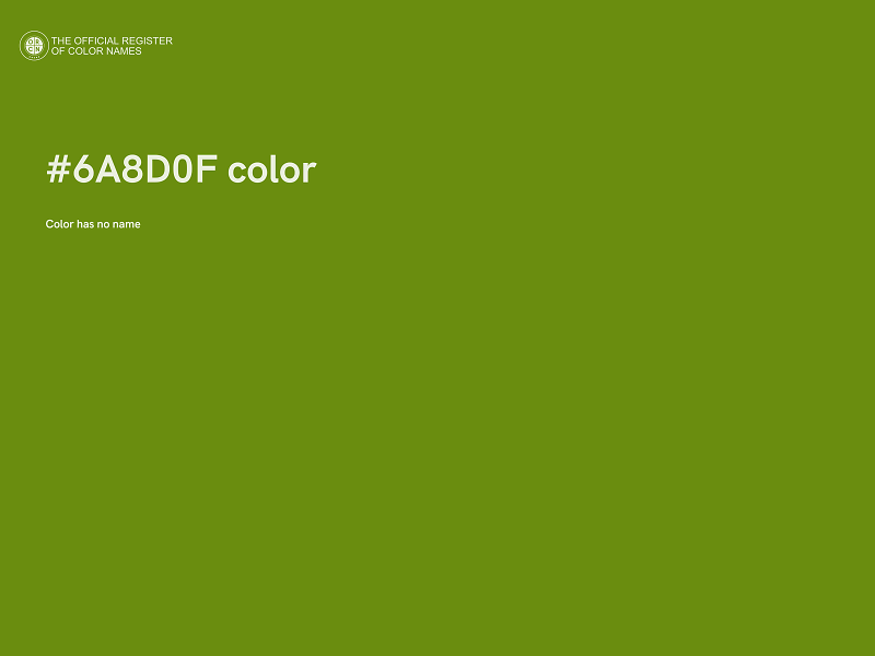 #6A8D0F color image