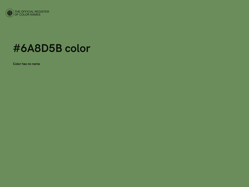 #6A8D5B color image
