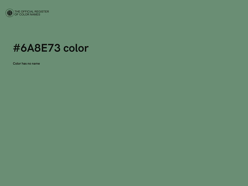 #6A8E73 color image