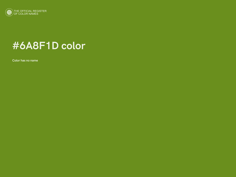 #6A8F1D color image