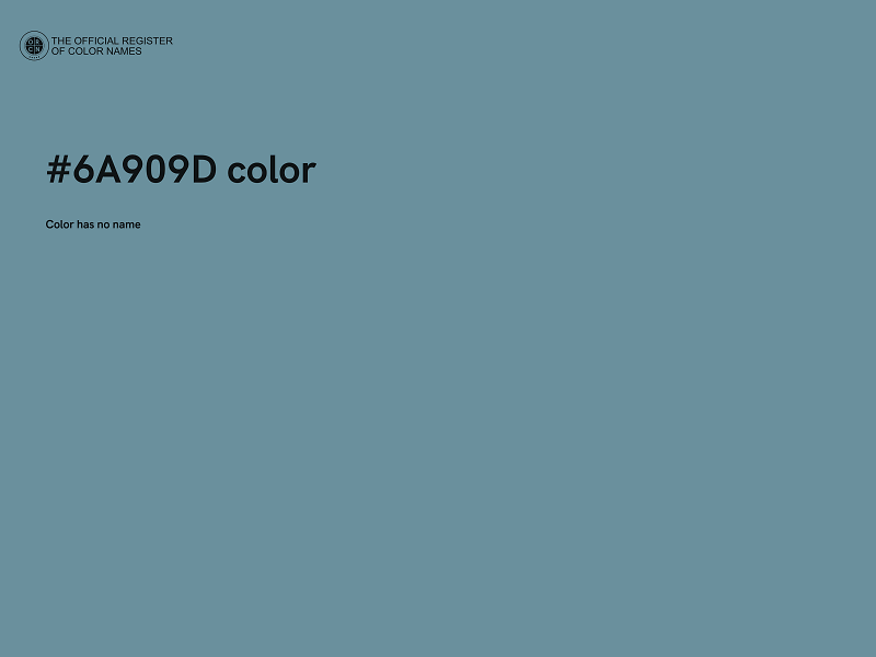 #6A909D color image