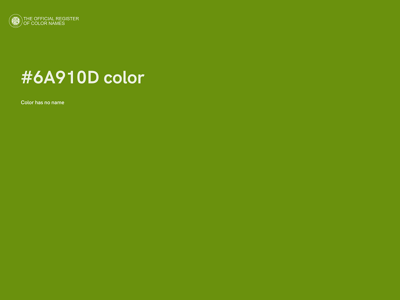 #6A910D color image