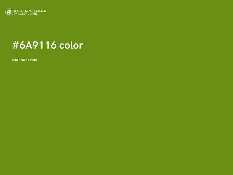 #6A9116 color image