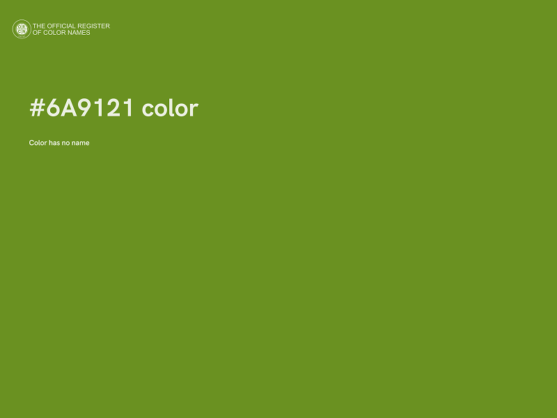 #6A9121 color image