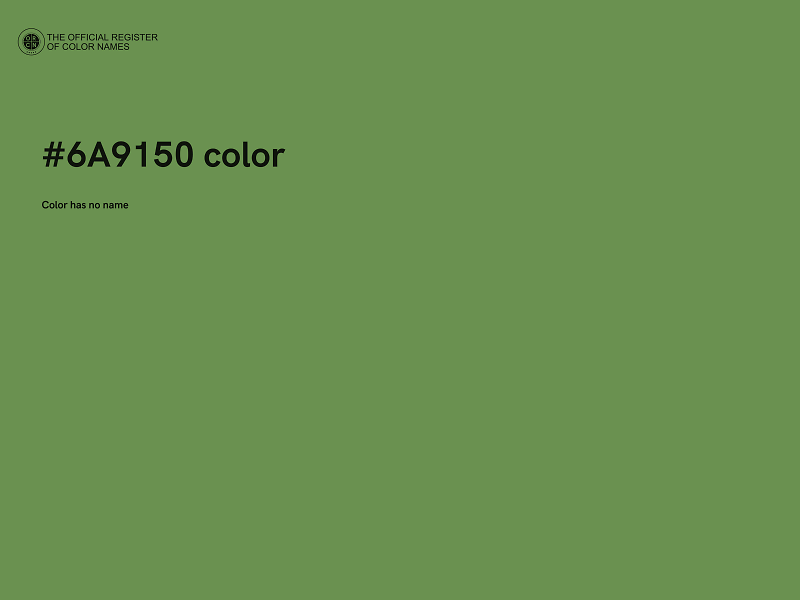 #6A9150 color image