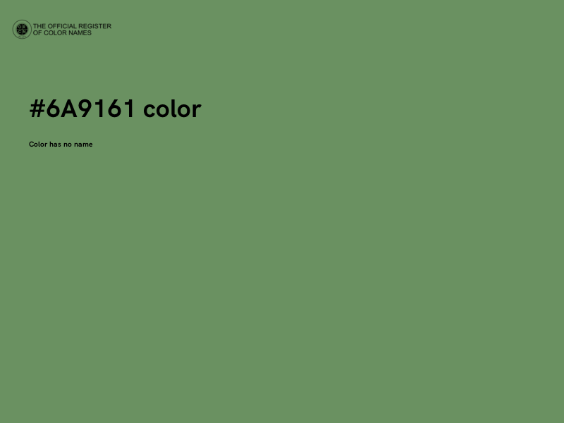 #6A9161 color image