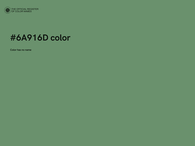 #6A916D color image