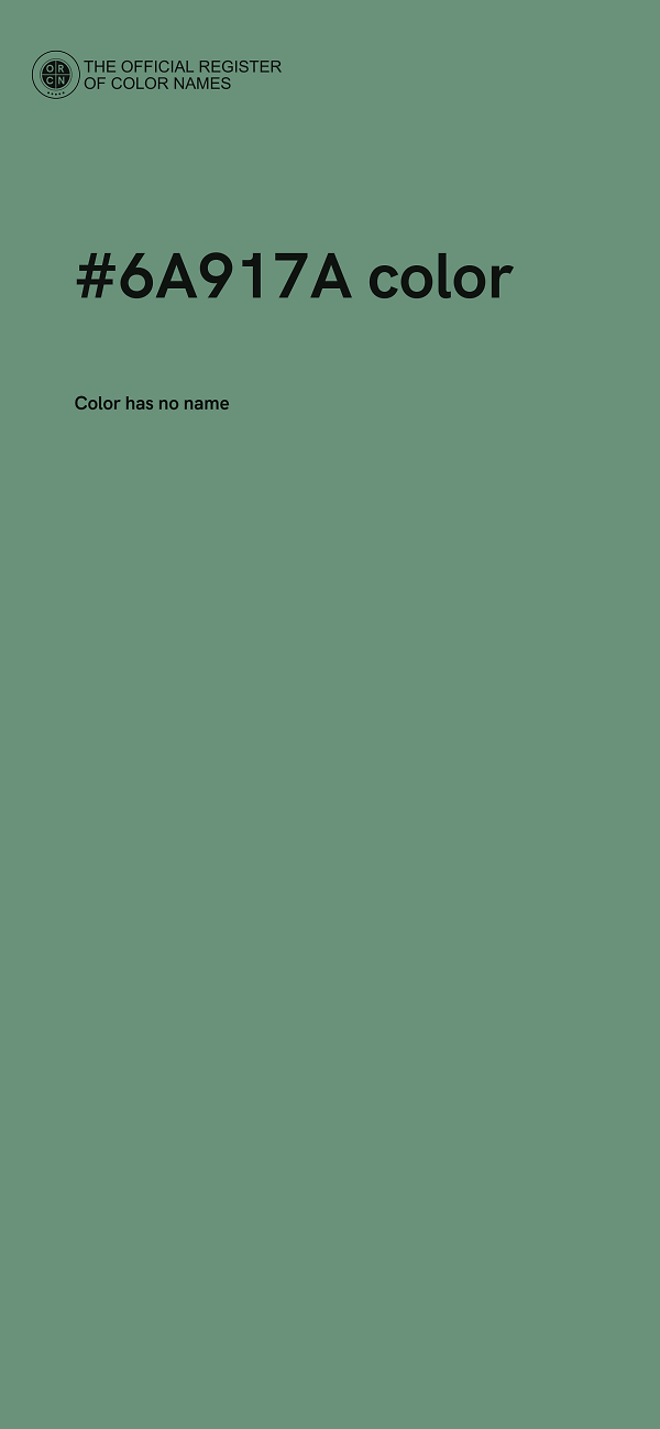 #6A917A color image
