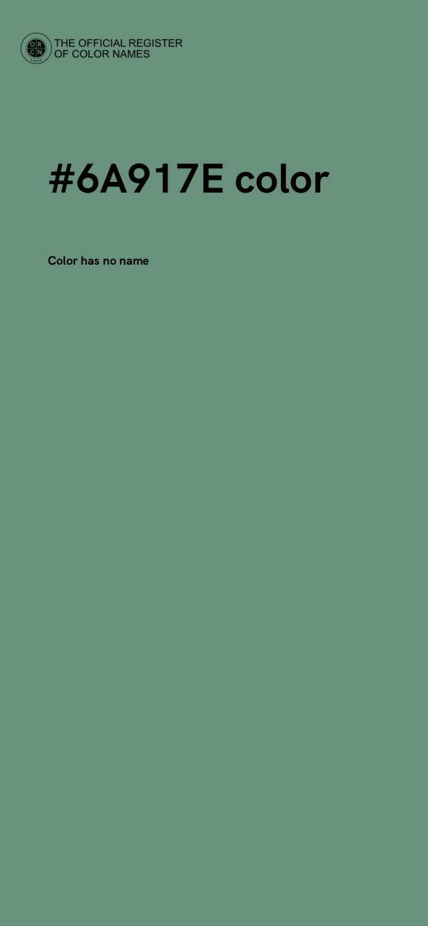 #6A917E color image