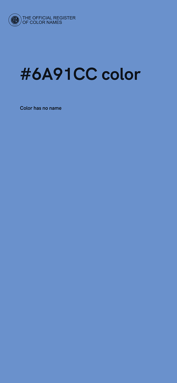 #6A91CC color image
