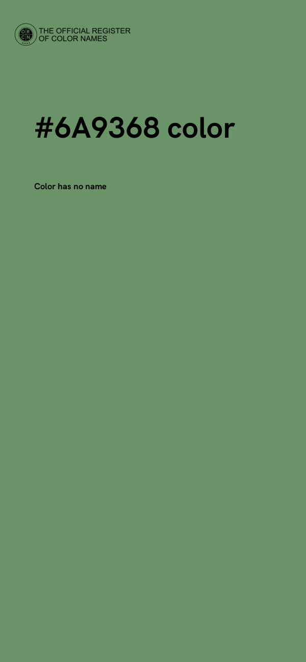 #6A9368 color image
