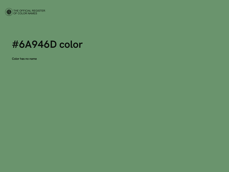 #6A946D color image