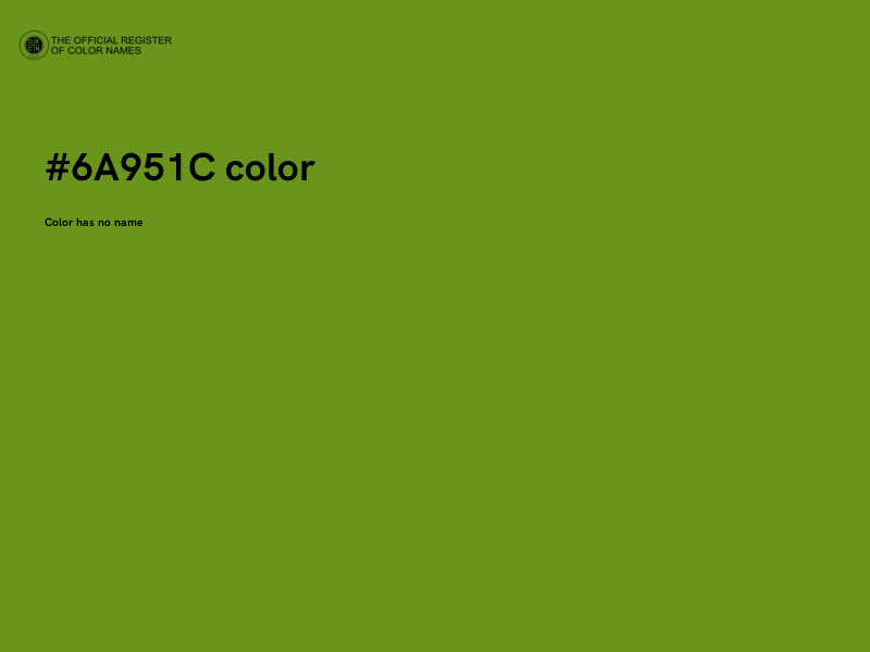 #6A951C color image