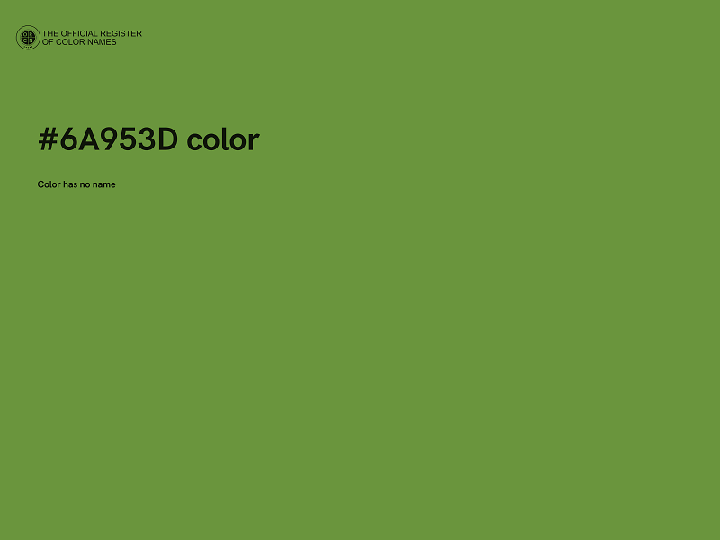 #6A953D color image