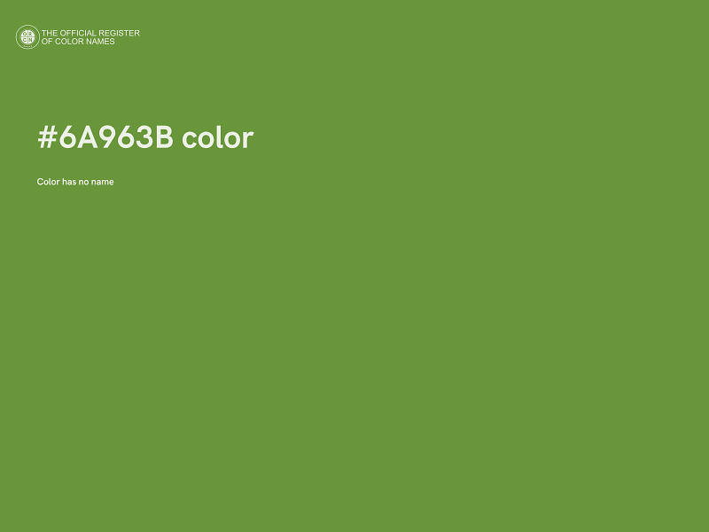 #6A963B color image